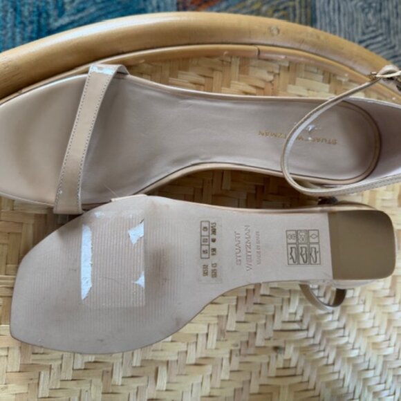 Stuart Weitzman Nudistcurve Wedge Sandal Size 9.5 New - Picture 7 of 8